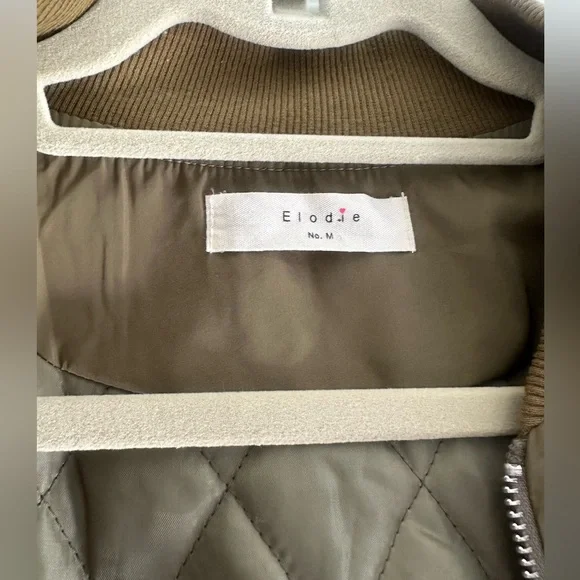 Elodie Cross Stitch Lightweight Bomber Jacket - Picture 11 of 15